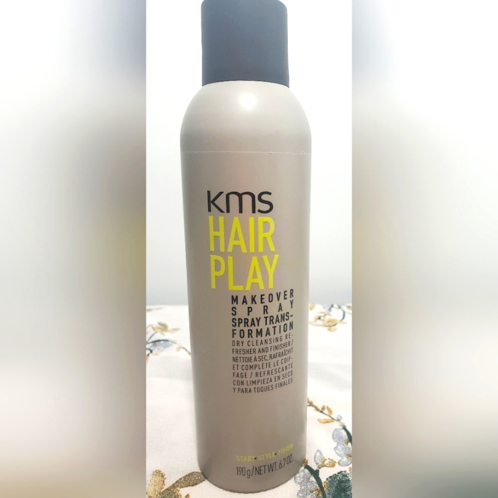 KMS Hair Play Makeover Spray Transformation Dry Cleansing Refresher and Finisher